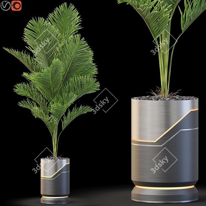 Greenery 874: Lush Botanical Selection 3D model image 1