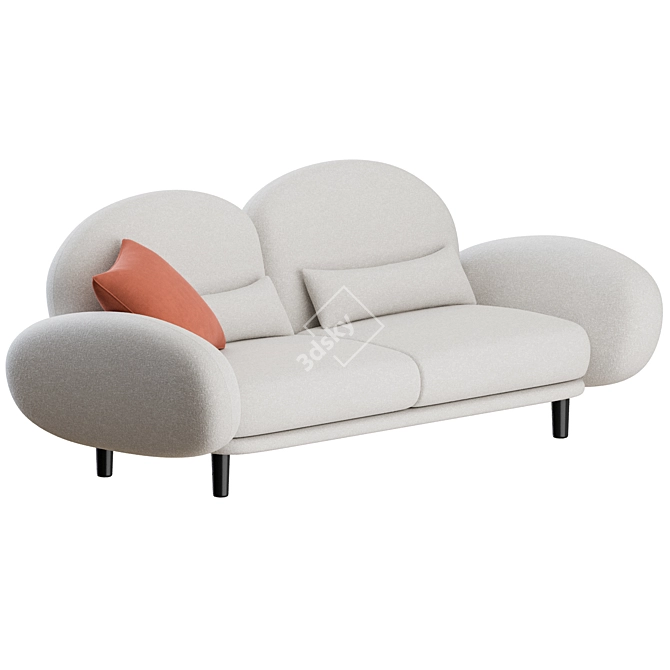 Luxury Presage Sofa by Roche Bobois 3D model image 1