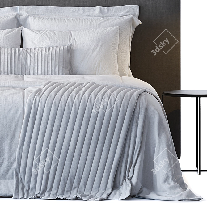 Modern Elegance: Bauci Ovidio Bed 3D model image 3