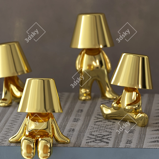 Modern ELF Lamp Kit 3D 3D model image 2