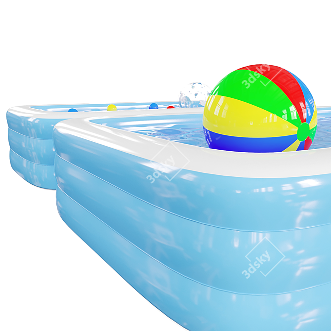  Duerer Inflatable Children's Pool 3D model image 2