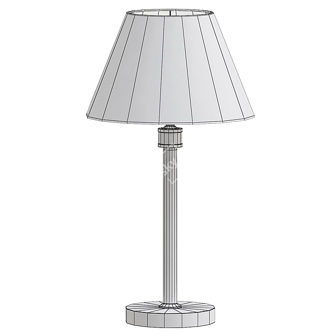 Modern Designer Linum Tab Lamp 3D model image 2