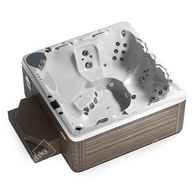 Beachcomber 750 Hybrid4 Hot Tub 3D model image 1