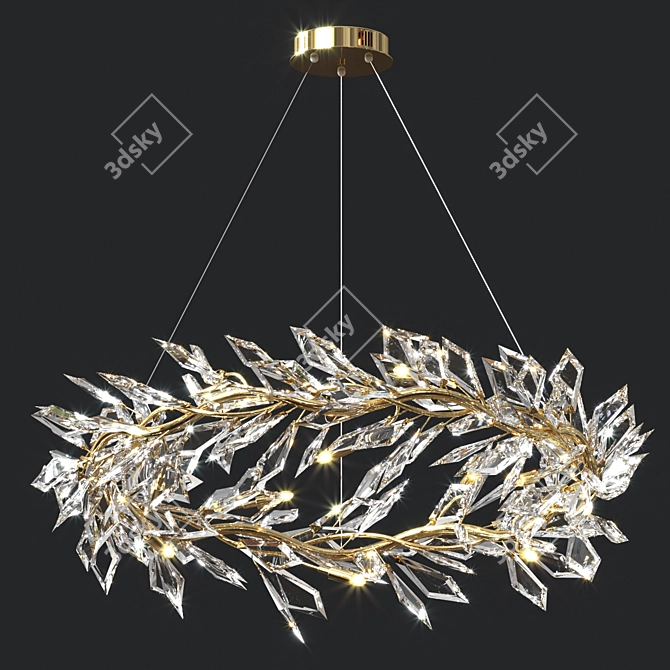 Luxury John Richard Chandelier 3D model image 3