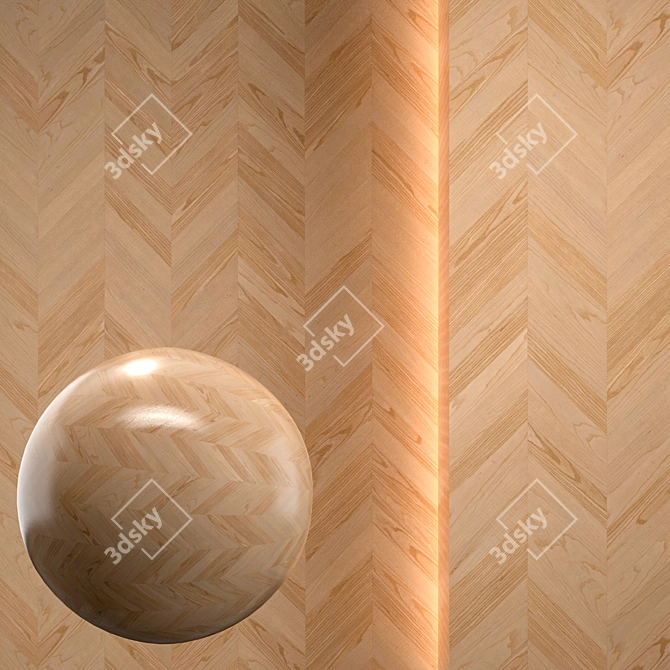 Seamless Wood Texture Pack 3D model image 1