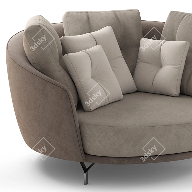 Contemporary Armchair Model 3D Max 3D model image 5