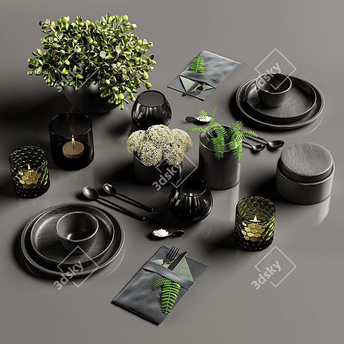 Model Variety: Eye-Catching Designs 3D model image 1