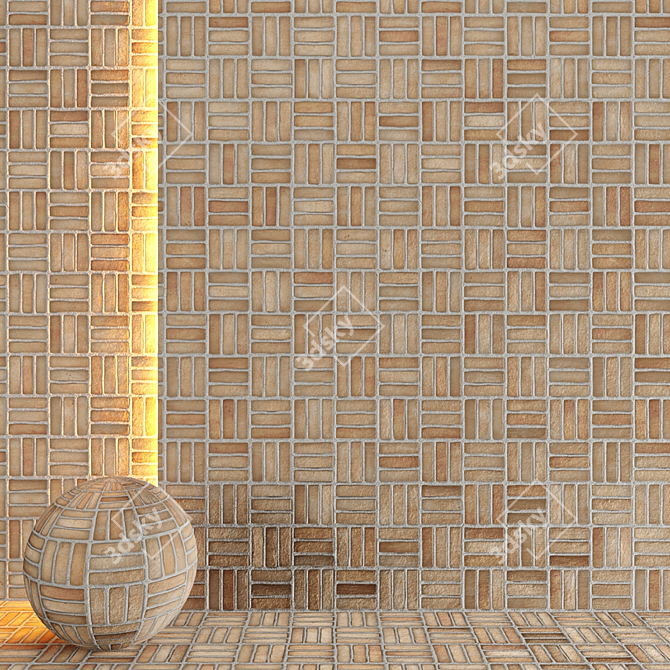 PBR Seamless Texture AY_Brick 3D model image 1