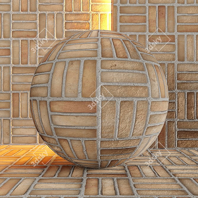 PBR Seamless Texture AY_Brick 3D model image 2