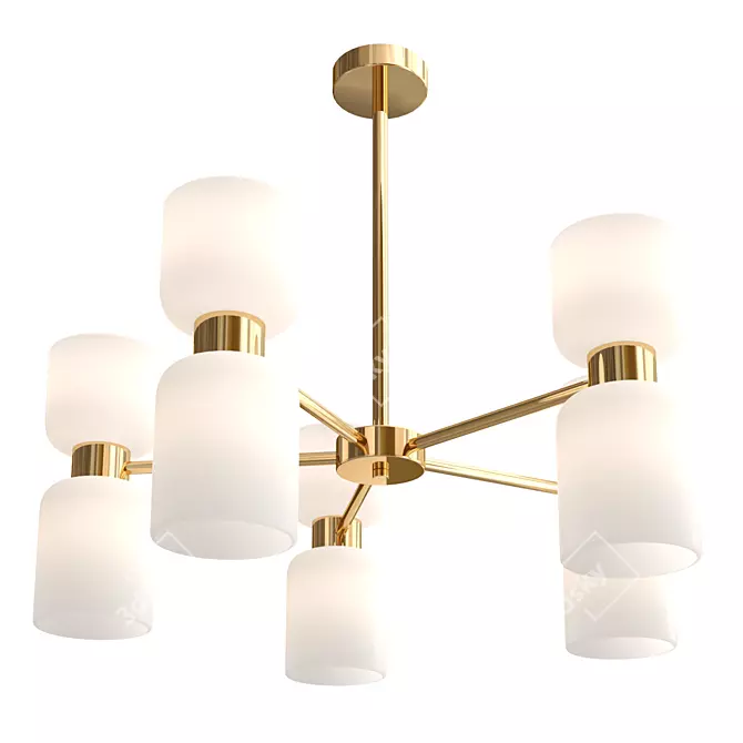 Modern Freya Chandelier FR5203PL 3D model image 1