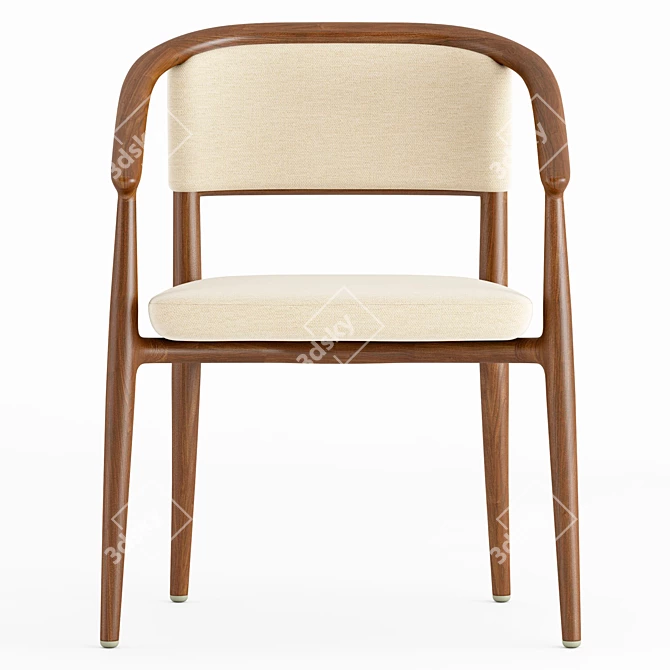 Luxury Sinbad Armchair: Italian Elegance 3D model image 4