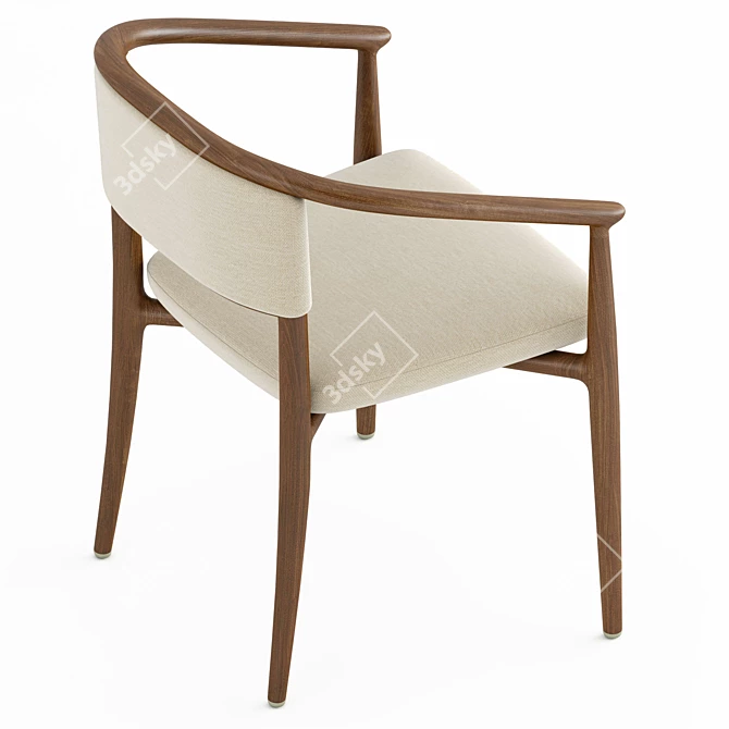 Luxury Sinbad Armchair: Italian Elegance 3D model image 11