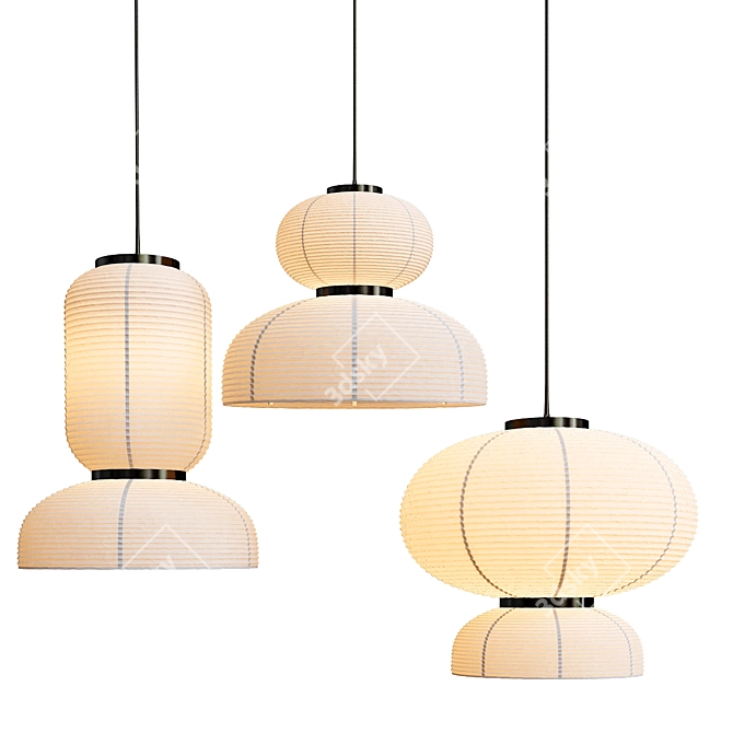 Formakami Pendant Lamp Collection 3D model image 1