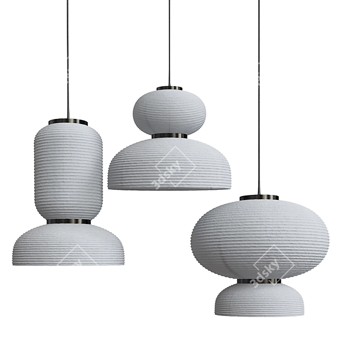 Formakami Pendant Lamp Collection 3D model image 2