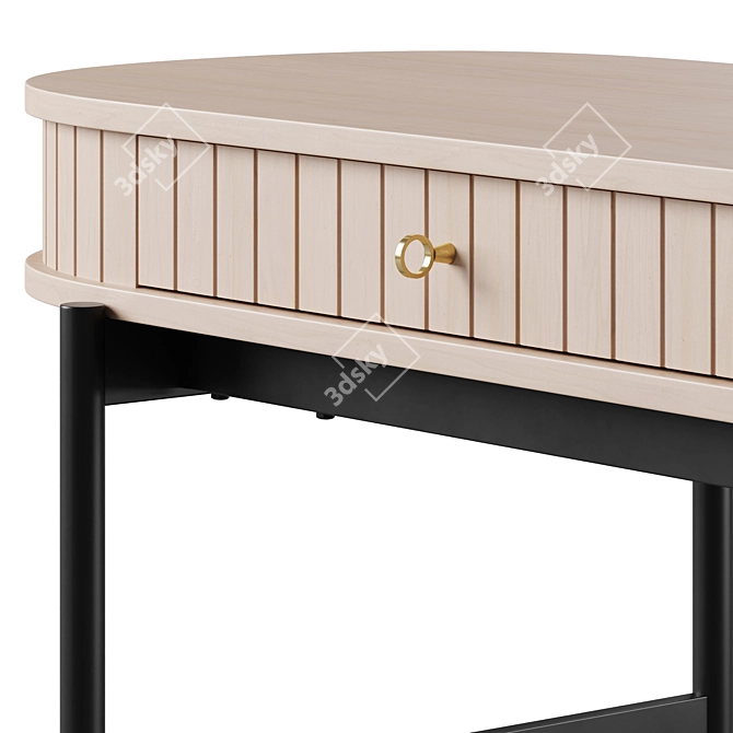 Haddington Console Table, Sleek Design 3D model image 3