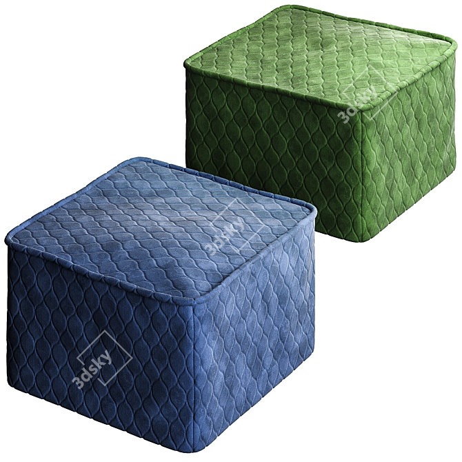 BoConcept XTRA Pouf 3D model image 1