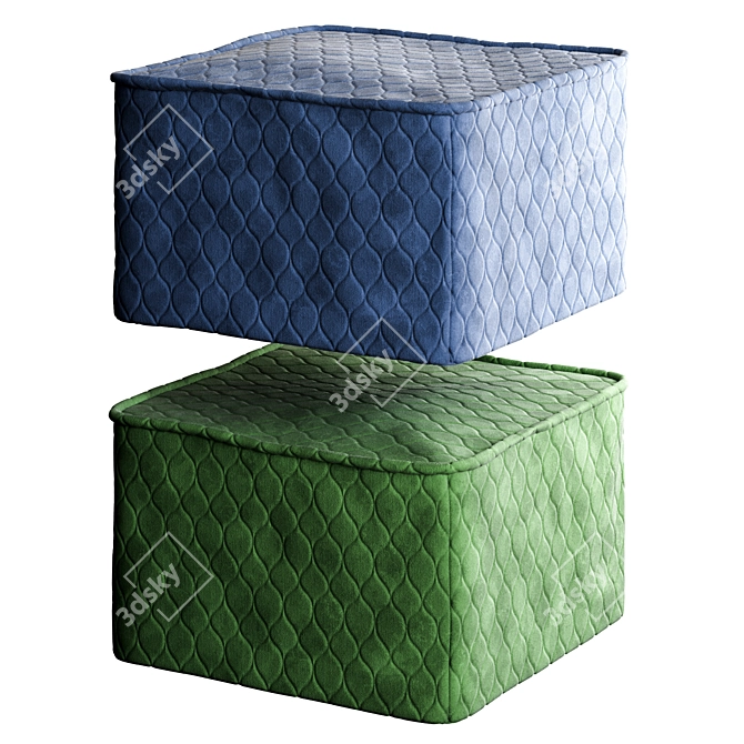 BoConcept XTRA Pouf 3D model image 2