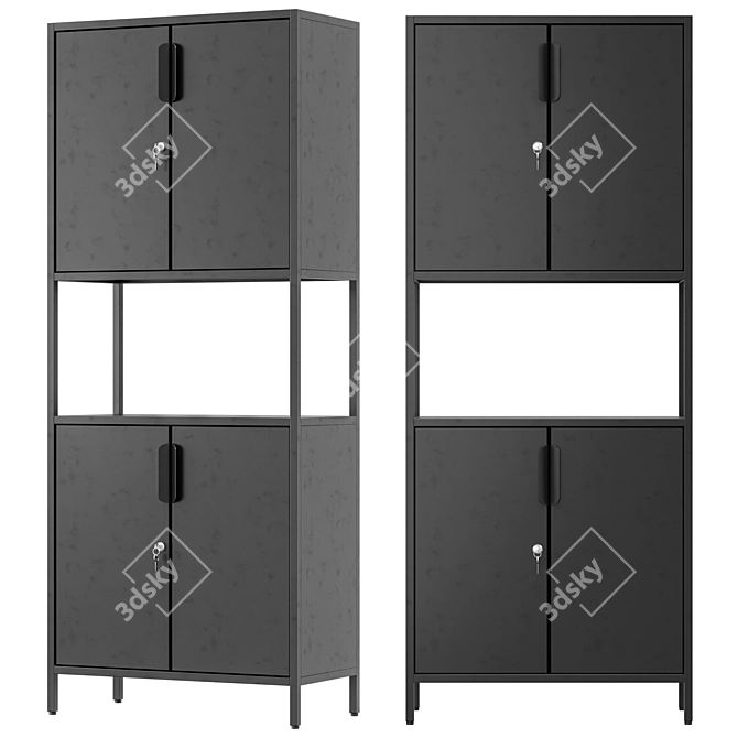 IKEA TROTTEN Cabinet with Door 3D model image 1