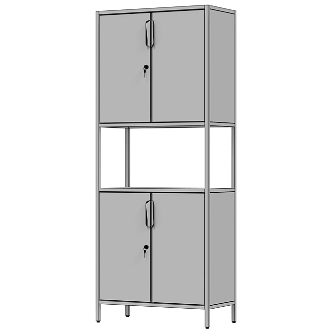 IKEA TROTTEN Cabinet with Door 3D model image 7