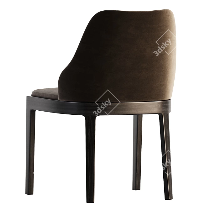 Modern Elegant CHELSEA Chair 3D model image 3