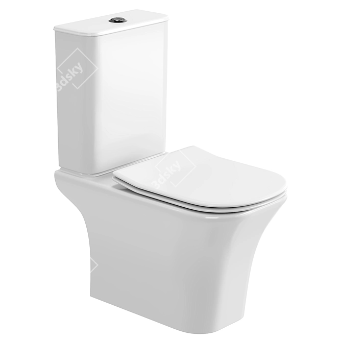 Ceramica Nova Alfa Floor Toilet 3D model image 1