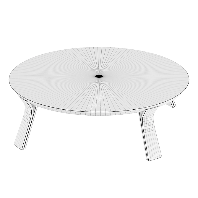 Solid Magazine Table 3D model image 2