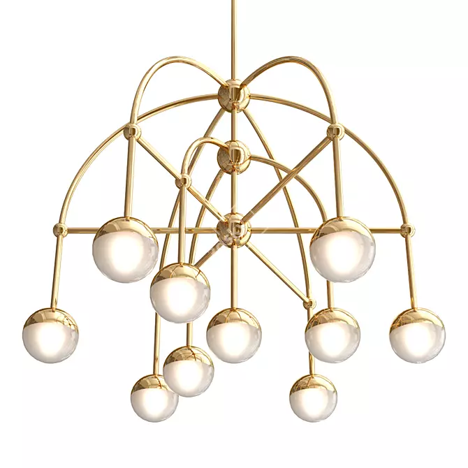 Crystal Lux Chandelier SP-PL6+3+1 3D model image 1