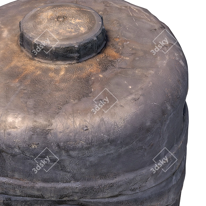  Resin Barrel Model Kit 3D model image 4