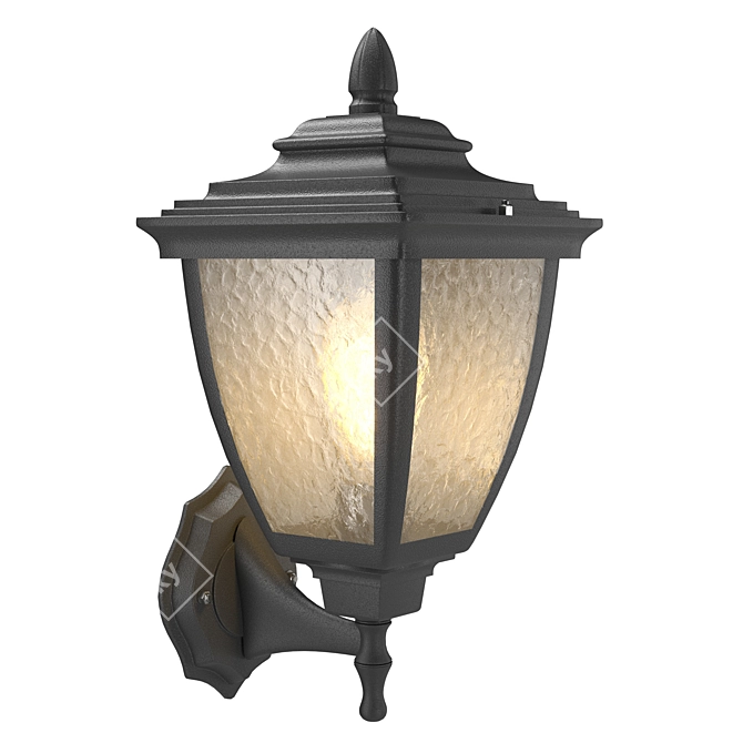 Classic Post Lanterns Set - Traditional Outdoor Lighting 3D model image 3