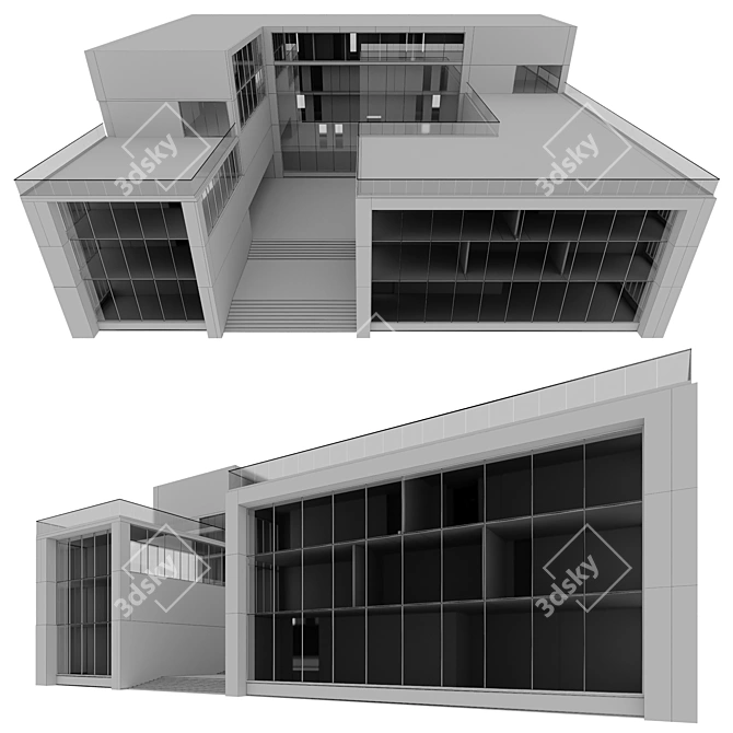 Architectural Building Elements 3D Model 3D model image 6