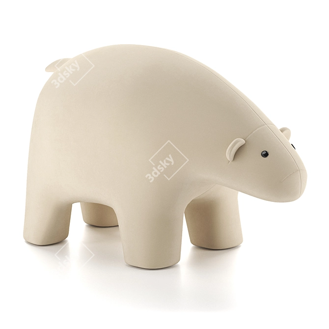 Sweet Bear Light Pouf 3D model image 3