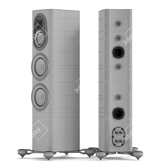 Platinum 200 3G Floor Speaker 3D model image 5