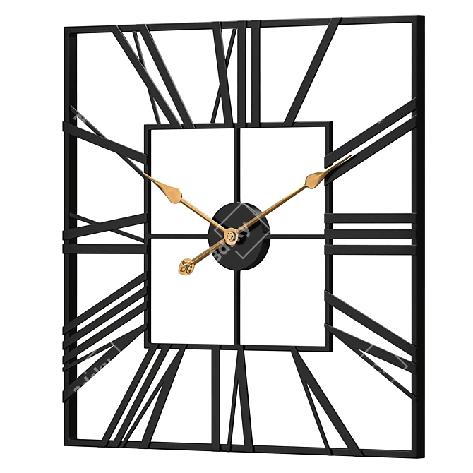 Modern Wall Clock Set by Object Desire 3D model image 4