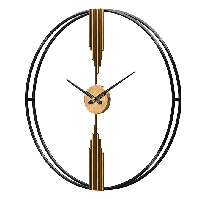 Modern Wall Clock Set by Object Desire 3D model image 5