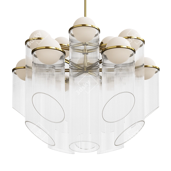 Celestial Chandelier 3D Model 3D model image 1