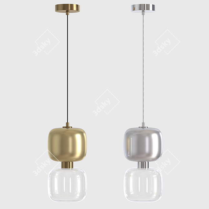 Contemporary Pendant Light Fixture | Lumen_FR5215PL 3D model image 1