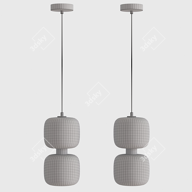 Contemporary Pendant Light Fixture | Lumen_FR5215PL 3D model image 2