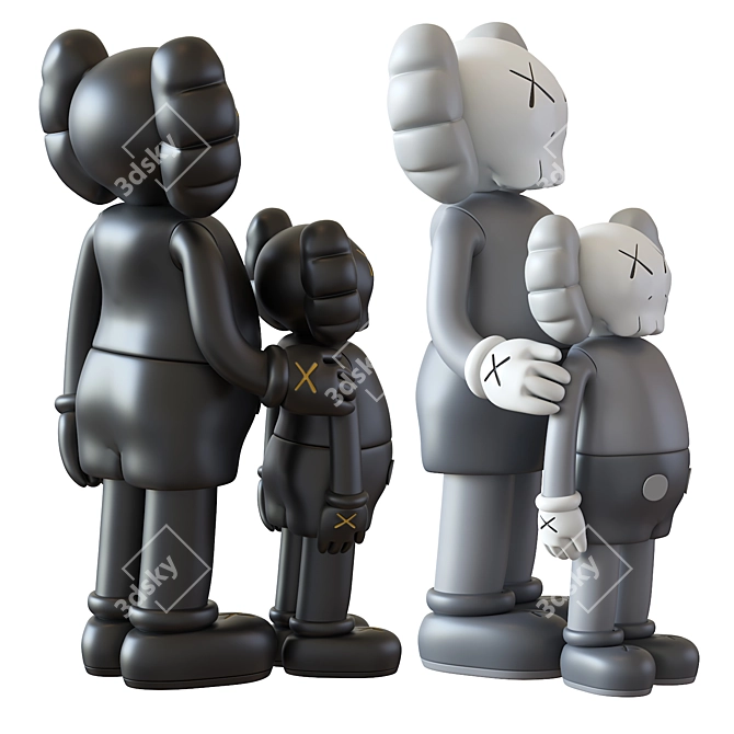 KAWS Reveals Artist Model 2016 3D model image 2