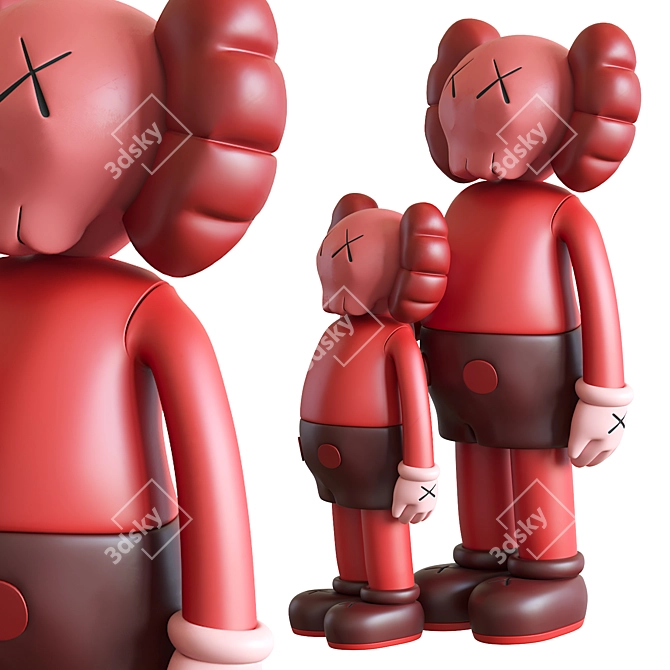 KAWS Reveals Artist Model 2016 3D model image 3