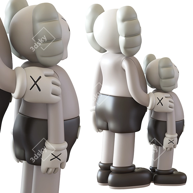 KAWS Reveals Artist Model 2016 3D model image 6