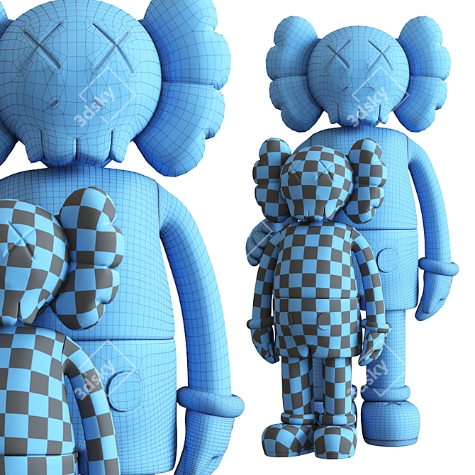 KAWS Reveals Artist Model 2016 3D model image 7