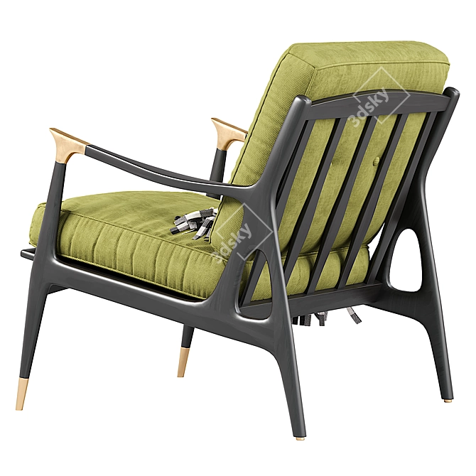 Haverhill Linen Chair in 3D 3D model image 5