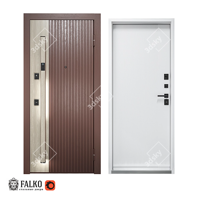 Custom-Made Entrance Doors 
                        Elegance in Every Detail 3D model image 1