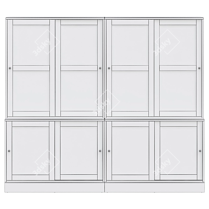 HAVSTA Sliding Glass Door Storage 3D model image 5