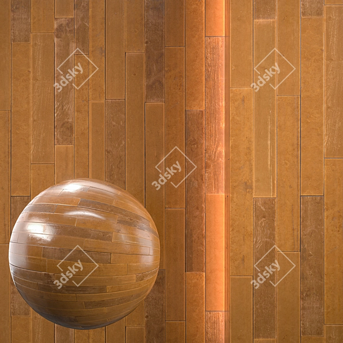 Seamless Wood Texture Bundle 3D model image 1