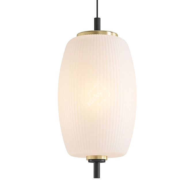 Sleek Ayala Pendant Light 3D model image 1