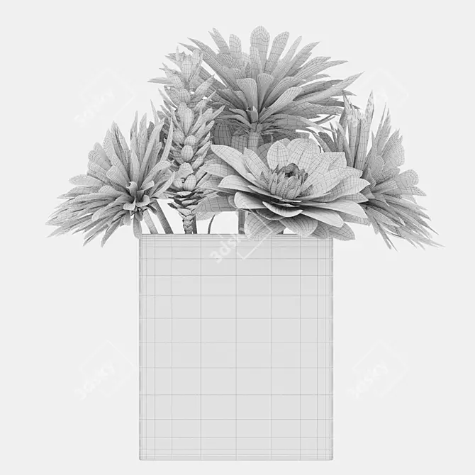 Botanical Elegance 3D Model Plant 3D model image 7