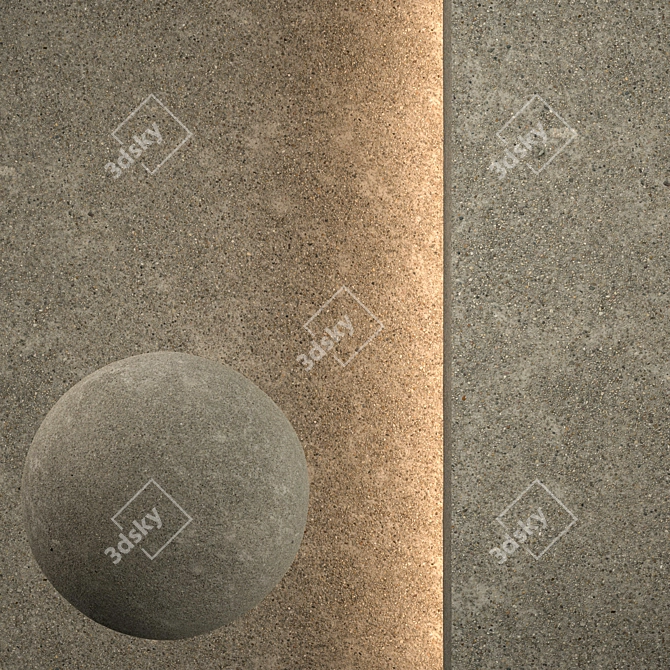 Seamless Concrete Texture Pack 3D model image 1