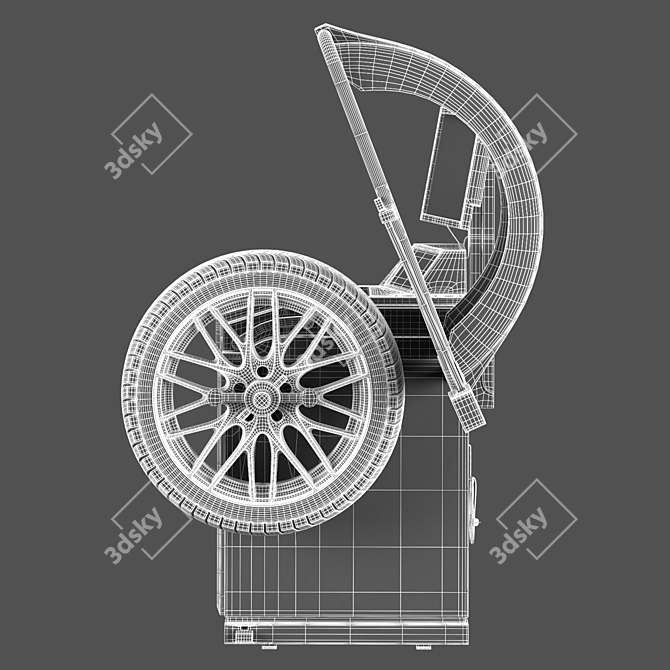 Automated Precision Balance Machine 3D model image 5