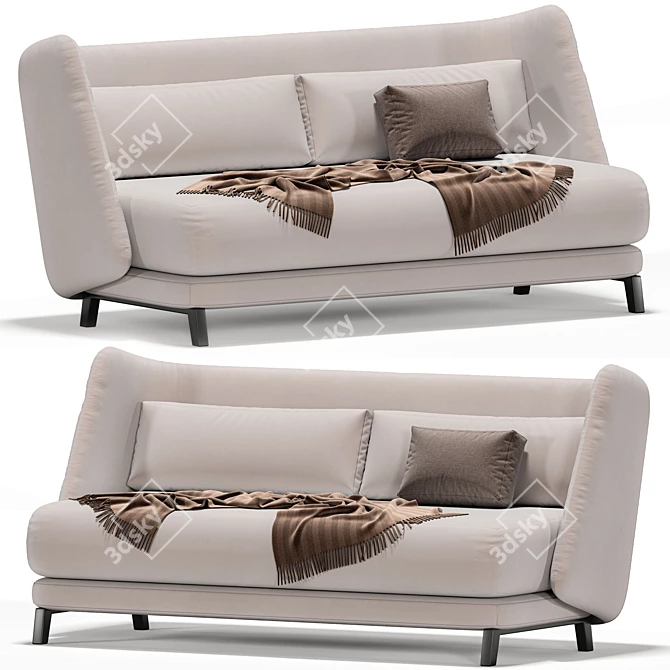 Modern JASON Sofa By SOFTLINE 3D model image 1